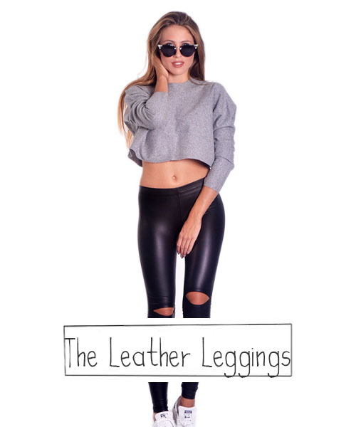 eoutfit leather leggings